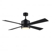 Trans Globe F-1031 BK - 4 BLADE-52" LED FAN-WC6 INCLUD-1/2" ROD